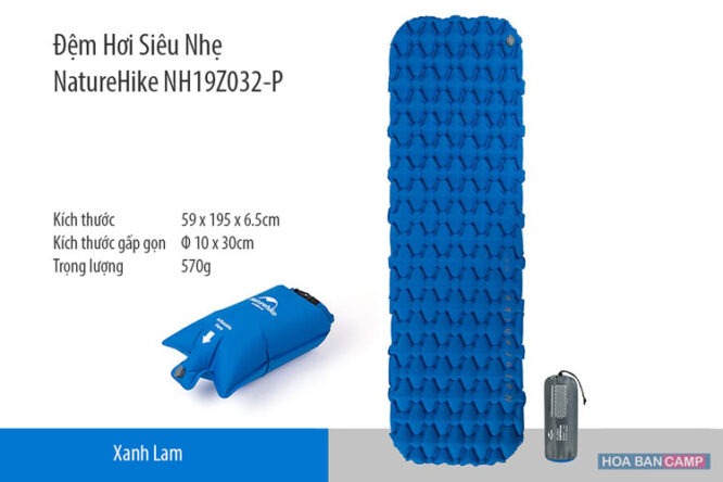 Đệm Hơi Siêu Nhẹ NatureHike NH19Z032-P