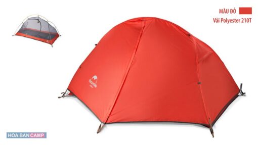 Lều 1 Người Siêu Nhẹ Kèm Thảm Lót NatureHike NH18A095 D cover red