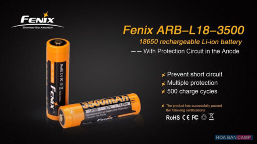 Pin sạc Fenix 18650 ARB L18 3500 mAh 02