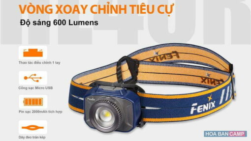 n Pin Fenix HL40R 600 Lumens 01