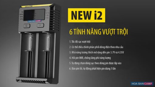 Sạc Pin NITECORE - New i2