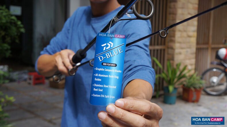 Cần Máy Dọc Daiwa D-Blue