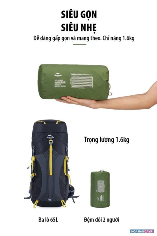 Đệm Đôi Chống Nước NatureHike NH19QD010