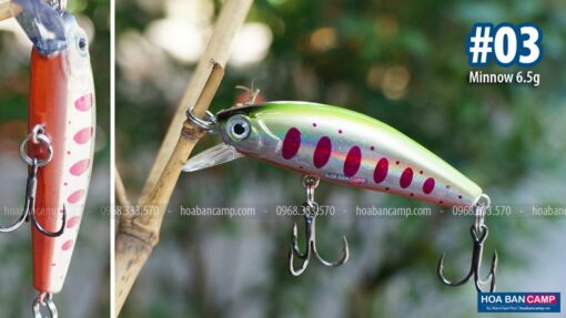 Mồi Lure Minnow 6.5g