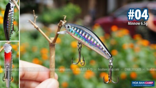 Mồi Lure Minnow 6.5g