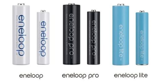 Pin Sac Eneloop Panasonic AA PRO 2500 mAh Đen 3