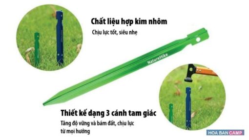 Cọc Lều Tam Giác NatureHike NH15A009-I