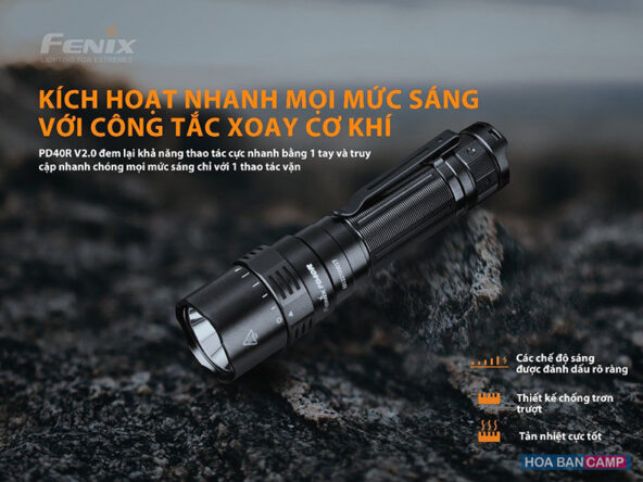 Den Pin Fenix PD40R V2 3000 Lumens 09