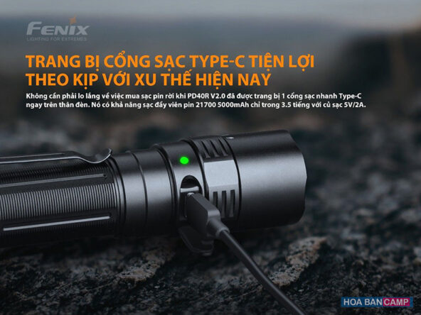 Den Pin Fenix PD40R V2 3000 Lumens 10