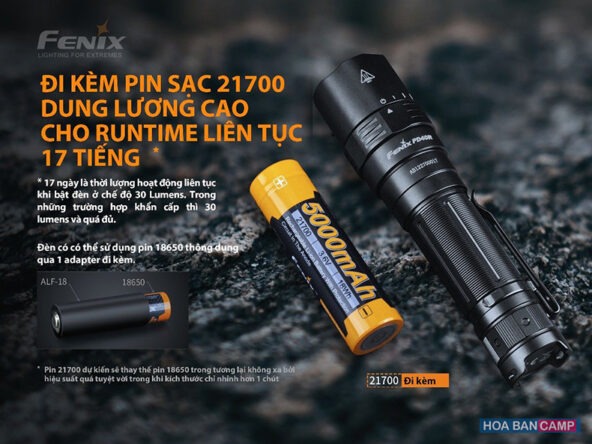 Den Pin Fenix PD40R V2 3000 Lumens 11