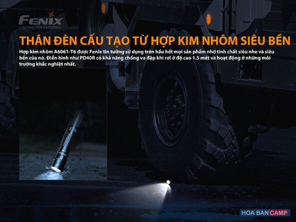 Den Pin Fenix PD40R V2 3000 Lumens 16