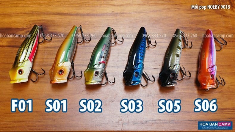 Mồi Pop Câu Lure NOEBY 9018