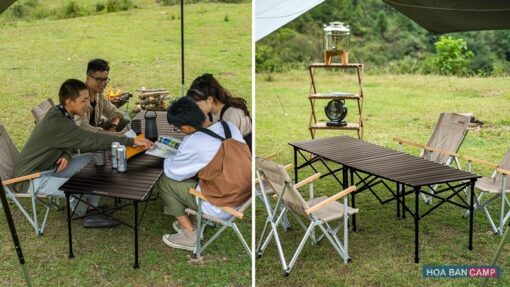 Bàn Hợp Kim Gấp Gọn FT09 NatureHike NH20JJ023 có khả năng thay đổi chiều cao từ 50cm lên 70cm, vô cùng đa năng trong các hoạt động cắm trại, dã ngoại.