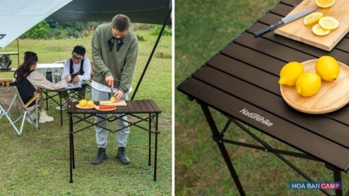 Bàn Hợp Kim Gấp Gọn FT09 NatureHike NH20JJ023 có khả năng thay đổi chiều cao từ 50cm lên 70cm, vô cùng đa năng trong các hoạt động cắm trại, dã ngoại.