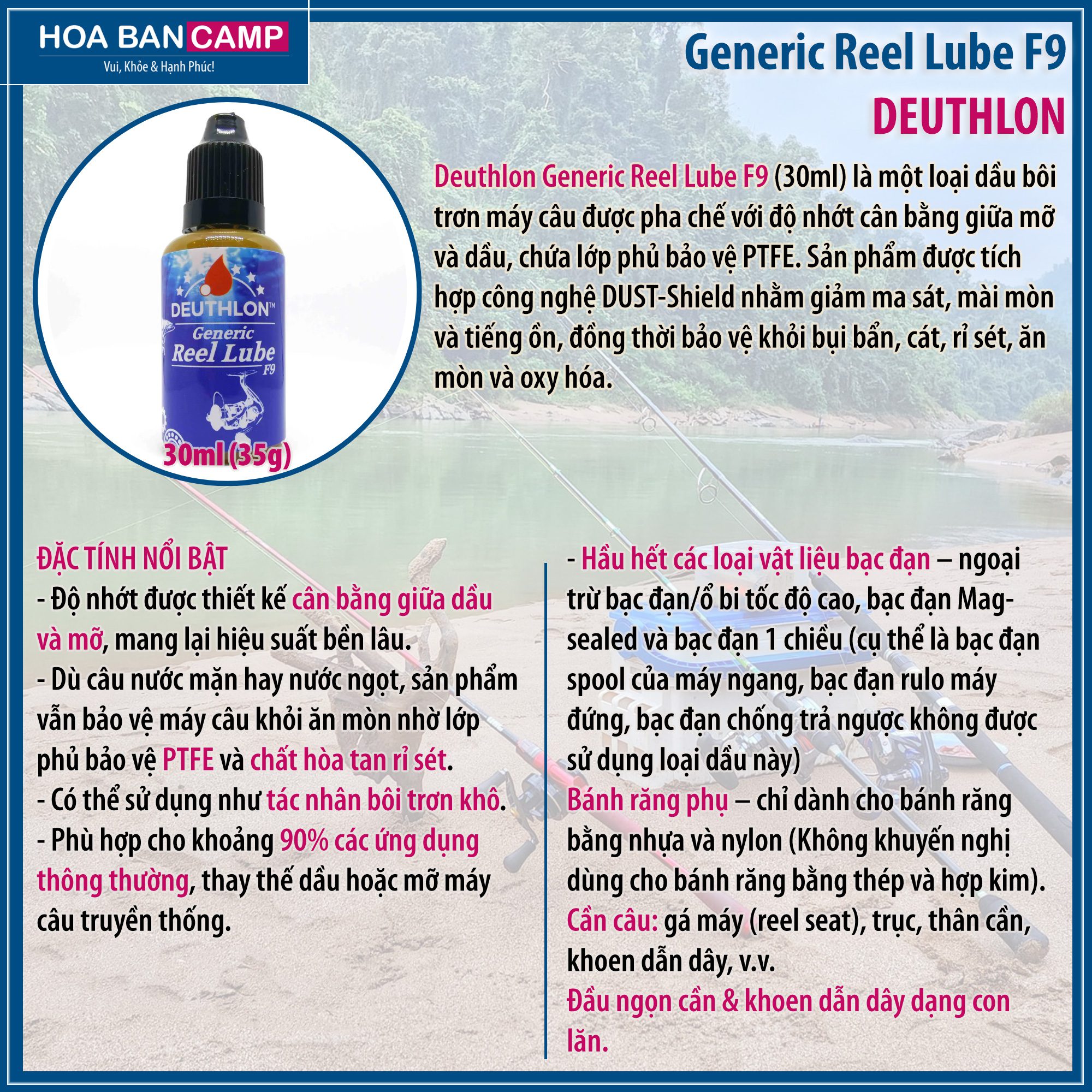 Deuthlon Generic Reel Lube F9