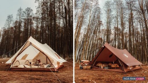 Lều Glamping 4 Người Mobi Garden Line Friends