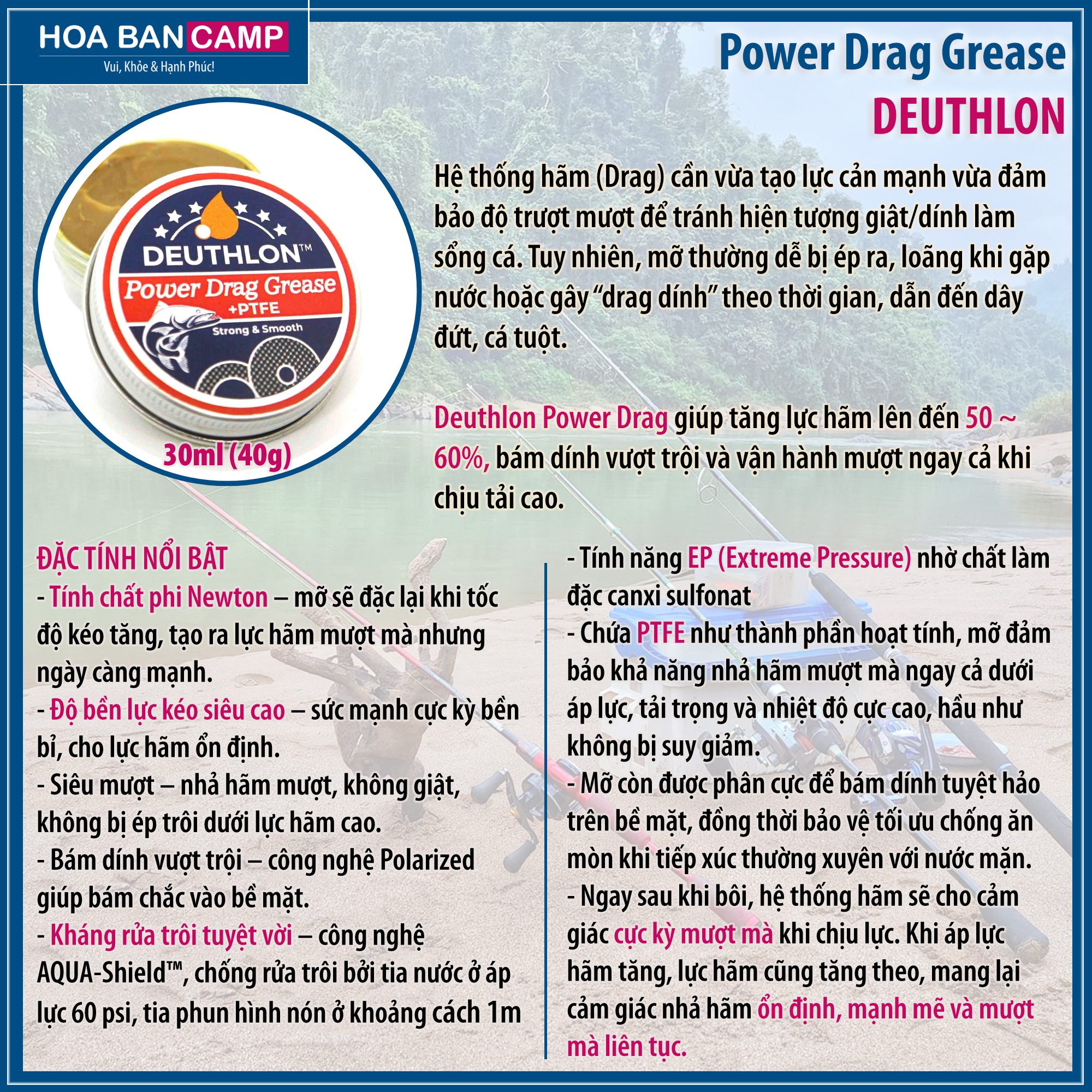 Deuthlon Power Drag Grease