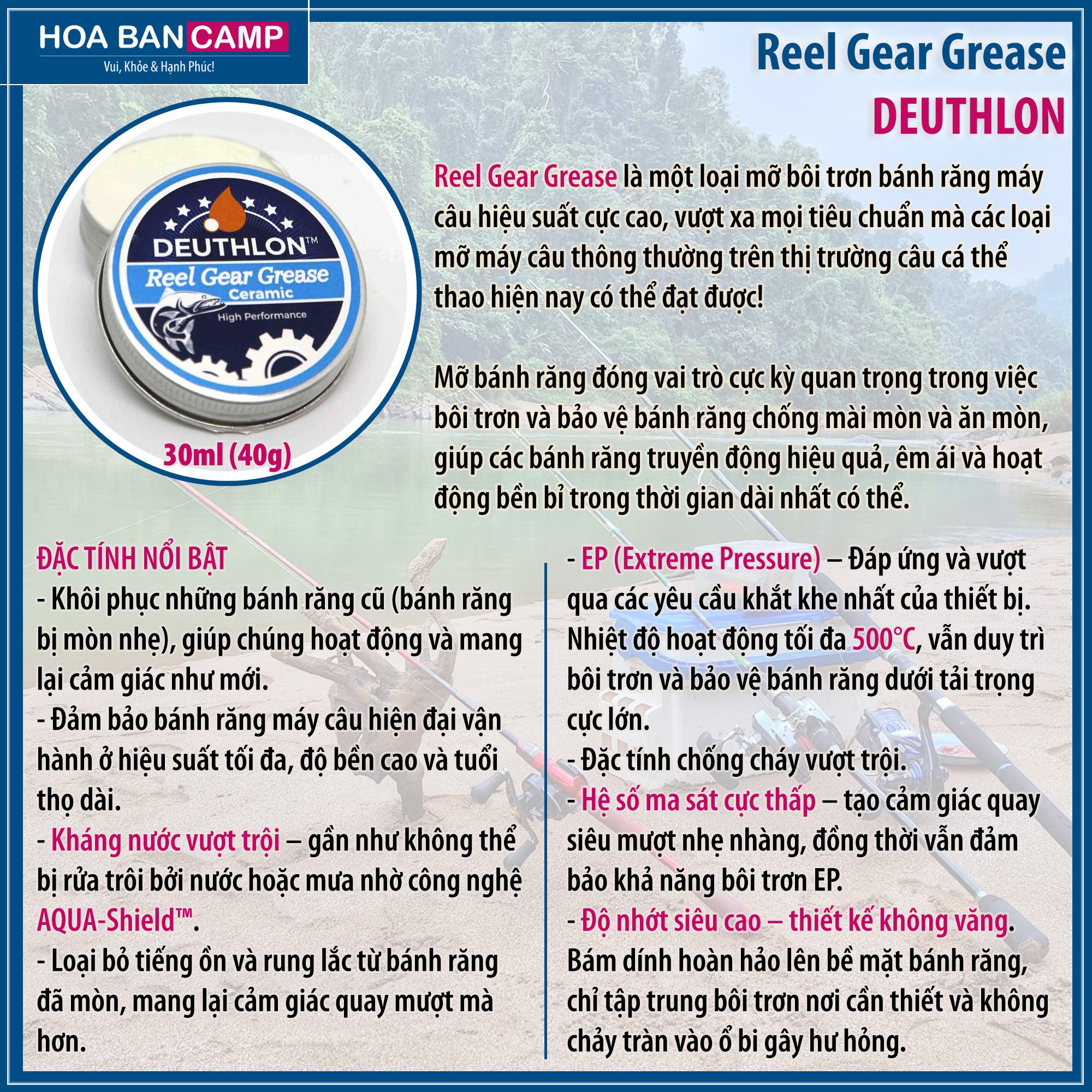 Deuthlon Reel Gear Ceramic