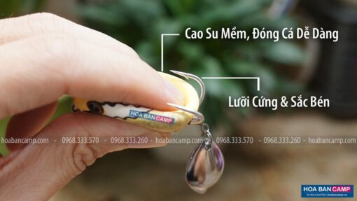 Mồi Lure Nhái Hơi - Sóc Chuột Thái Lan Pikook