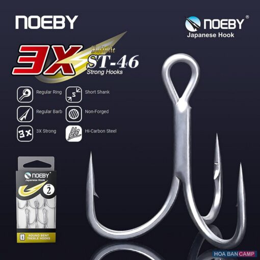 Luoi Cau Ba Tieu NOEBY Treble Hook 09