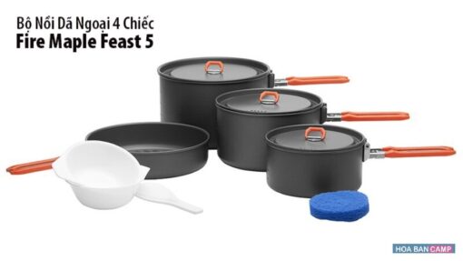 Bộ Nồi Dã Ngoại 4 Chiếc | Fire Maple Feast 5