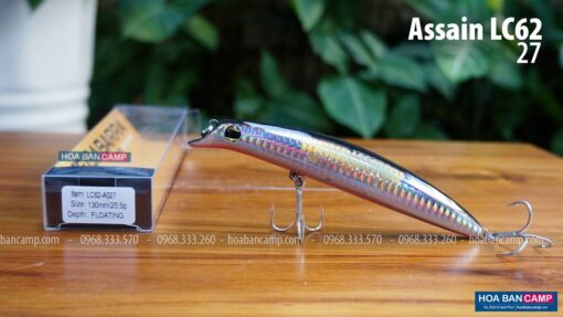 Mồi Lure Minnow Megabarra Assain LC62 | 13cm 25.5g