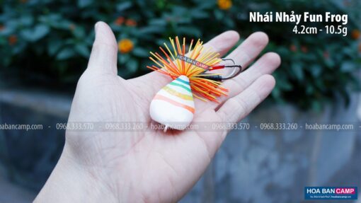 Mồi Lure Nhái Nhảy Fun Frog | 4.2cm - 10.5g