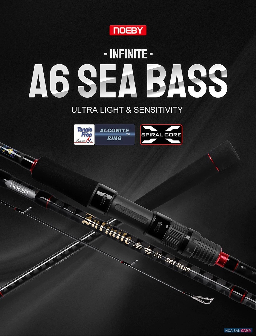 Cần Lure Noeby Infinite A6 Sea Bass | 2 Khúc