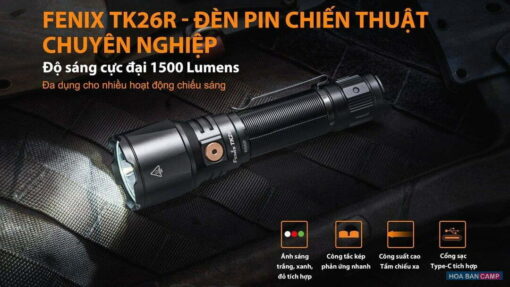 Đèn Pin Fenix TK26R | 1500 Lumens