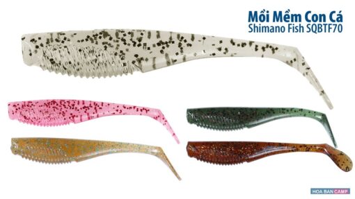 Mồi Mềm Con Cá Shimano Fish SQBTF70 | 7cm