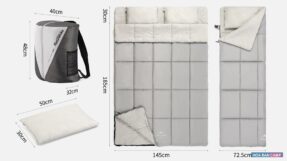 Túi Ngủ Đôi Cotton Kèm Gối NatureHike NH21MSD05 | 5-15°C