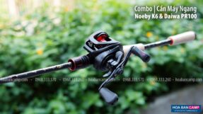 Combo can may ngang Noeby K6 Daiwa PR100