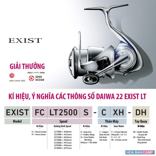 May cau doc Daiwa 22 Exist LT 51