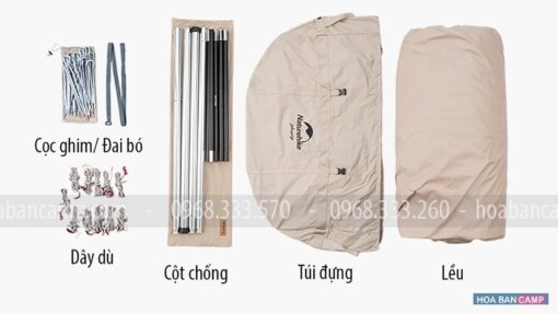 Leu Glamping 5-8 nguoi NatureHike Brighten 20 NH20ZP012