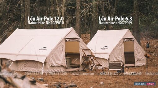 Leu gia dinh Glamping Air-Pole 6-3 NatureHike NH20ZP009