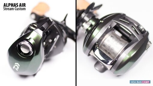 May cau Ngang Daiwa Alphas Air Stream Custom