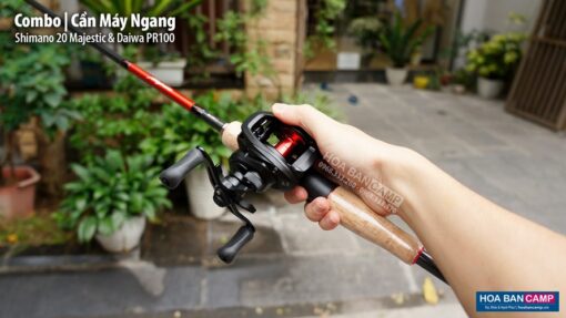 Combo Ngang Shimano 20 Majestic Daiwa PR100