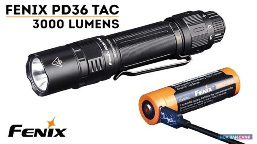 Den Pin Fenix PD36 Tactical - 3000 Lumens