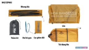 Leu 1 sieu nhe Nhẹ Cloud Trace NH21ZP003 10D