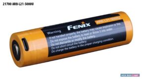 Pin Fenix 21700 ARB-L21-5000U mAh Type-C