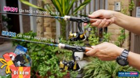 Combo can may doc OBS Teaser River Lite UL may Daiwa RS