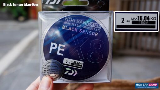 Day du Daiwa Black Sensor PE 8X 150m mau den