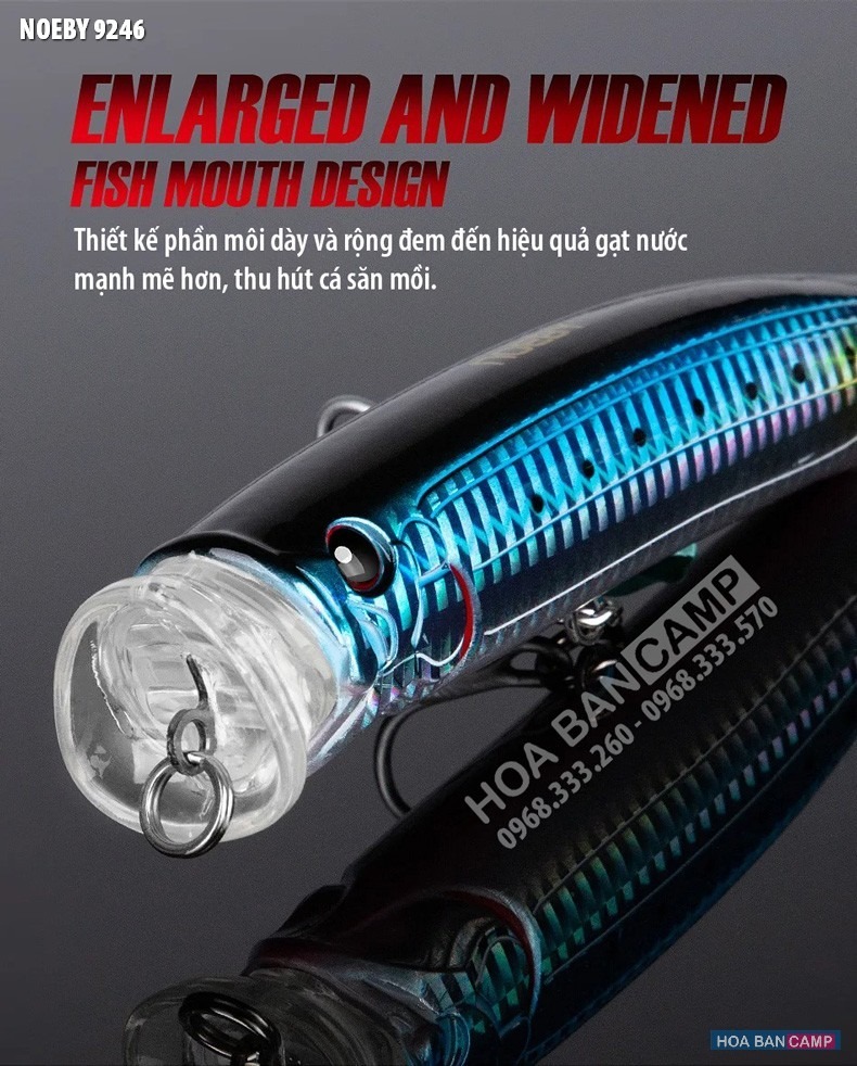 Mồi Pop NOEBY 9246 | 100mm - 19g