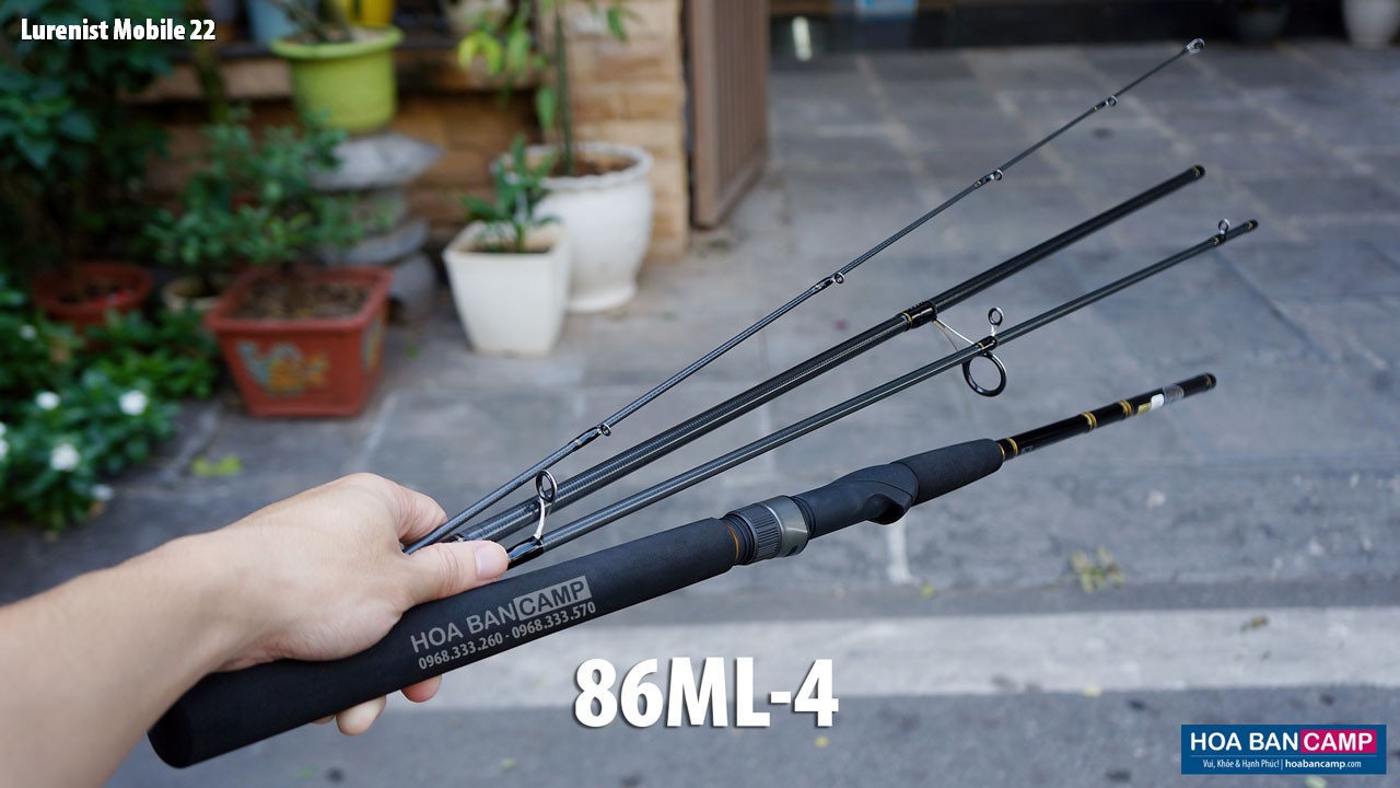 Cần Lure Daiwa Lurenist Mobile 22 | 4 Khúc