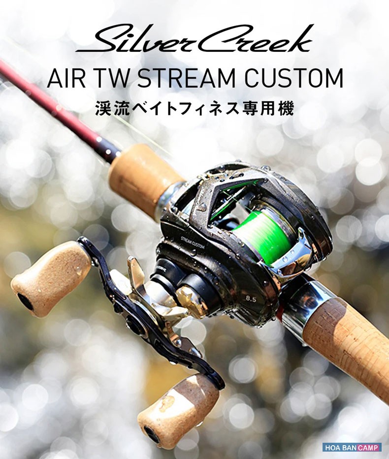 Máy Câu Ngang Daiwa 22 Silver Creek Air TW Stream Custom