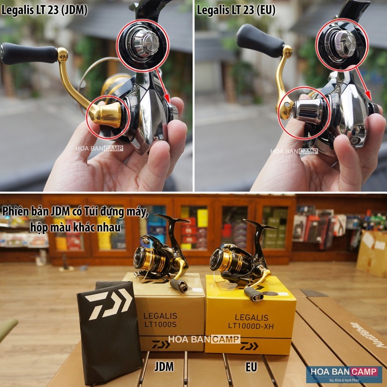 May Cau Doc Daiwa Legalis LT 2023 EU vs JDM