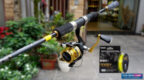 Combo Cần Máy Dọc Daiwa Crossfire-X, RS 2023, NOEBY 150m