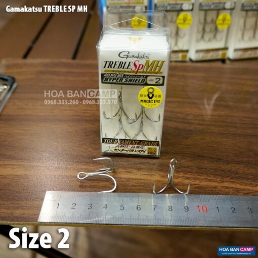 Gamakatsu TREBLE SP MH HYPERSHIELD hook size 2