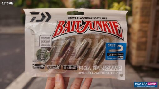 Mồi Mềm Lò Xo Daiwa Bait Junkie 2.5" GRUB (8pcs) | 63.5mm - 2g