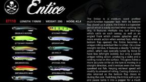 Bone Entice Topwater Pencil ET110 11cm 20g